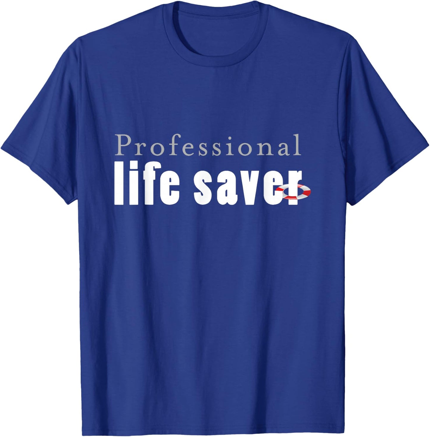 Professional Life Saver Aquatic Water Safety Staff T-Shirt - T-Shirt | Royal
