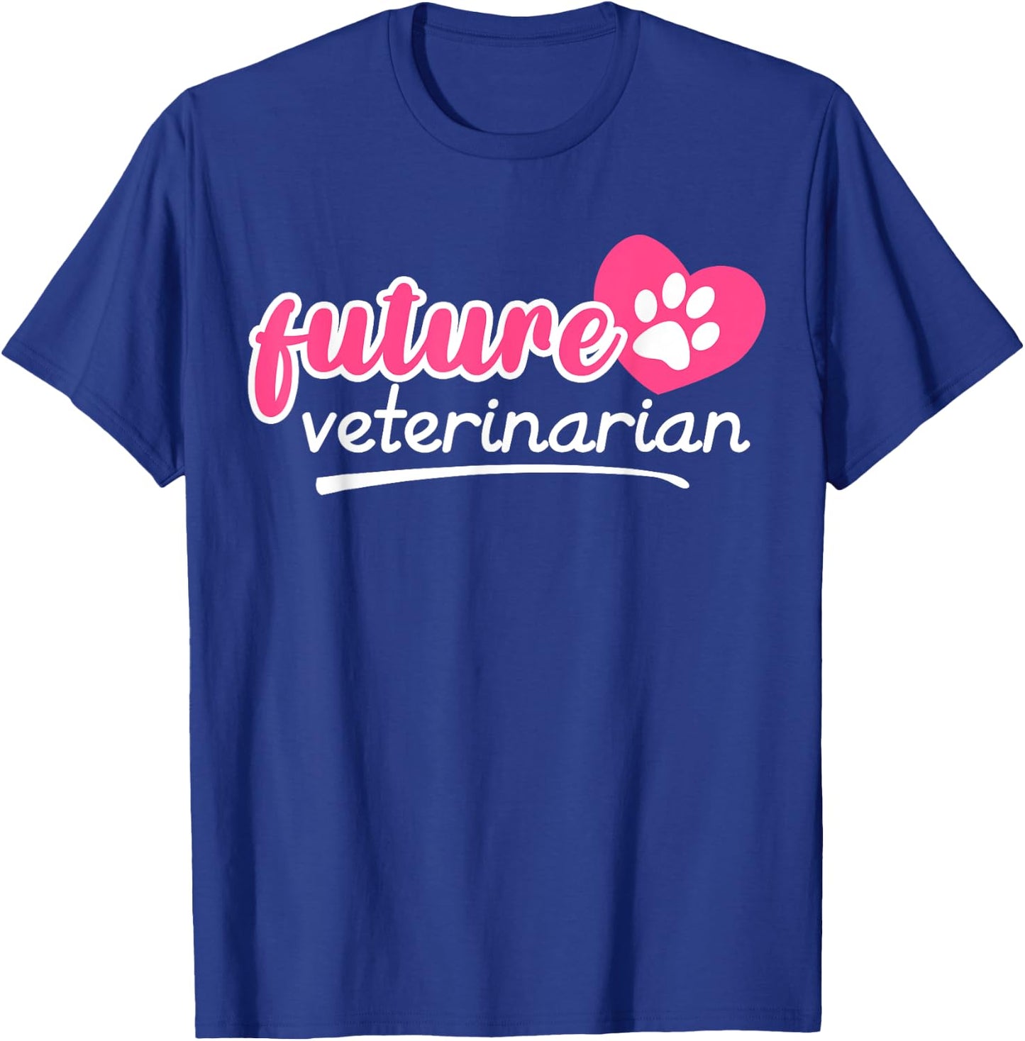 Future Veterinarian Gift Vet Tech Men Women Kids Vet School T-Shirt - T-Shirt | Royal