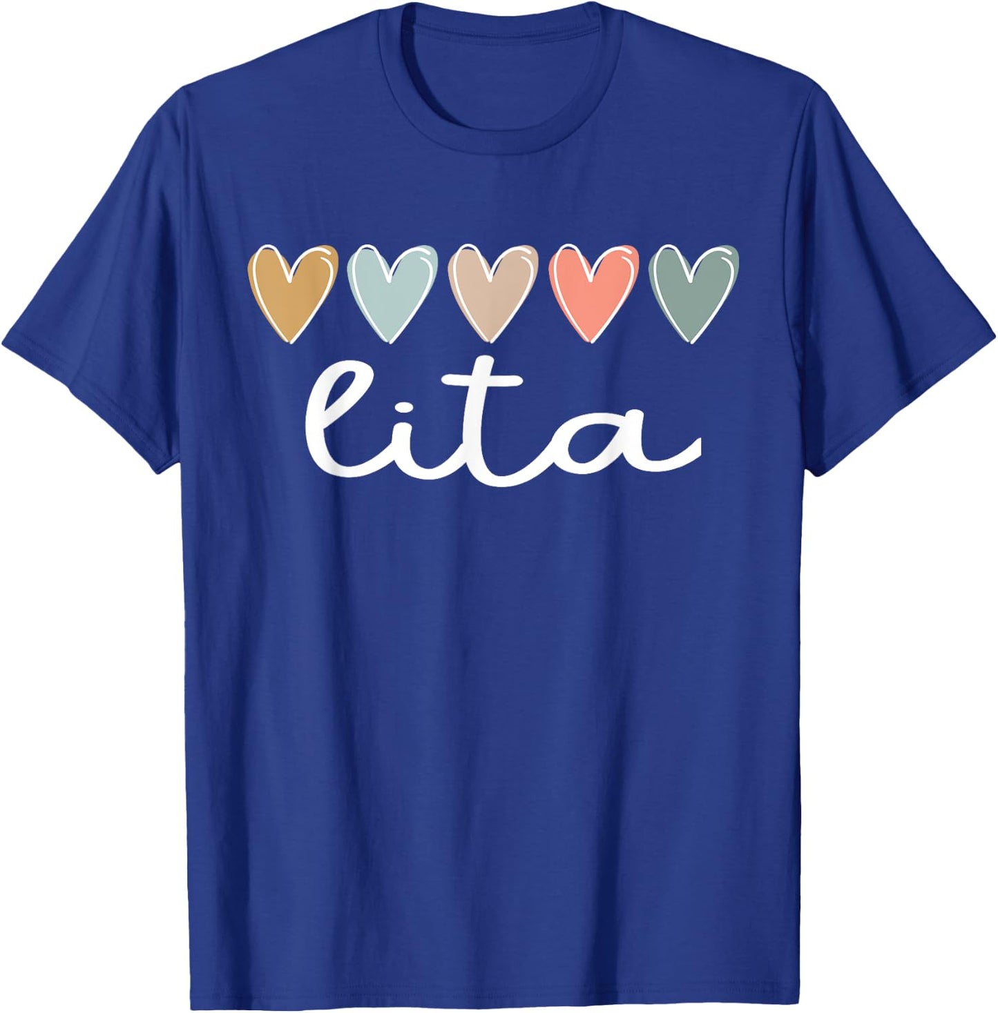 Lita Hearts Lita Grandma Lita Grandmother T-Shirt - T-Shirt | Royal