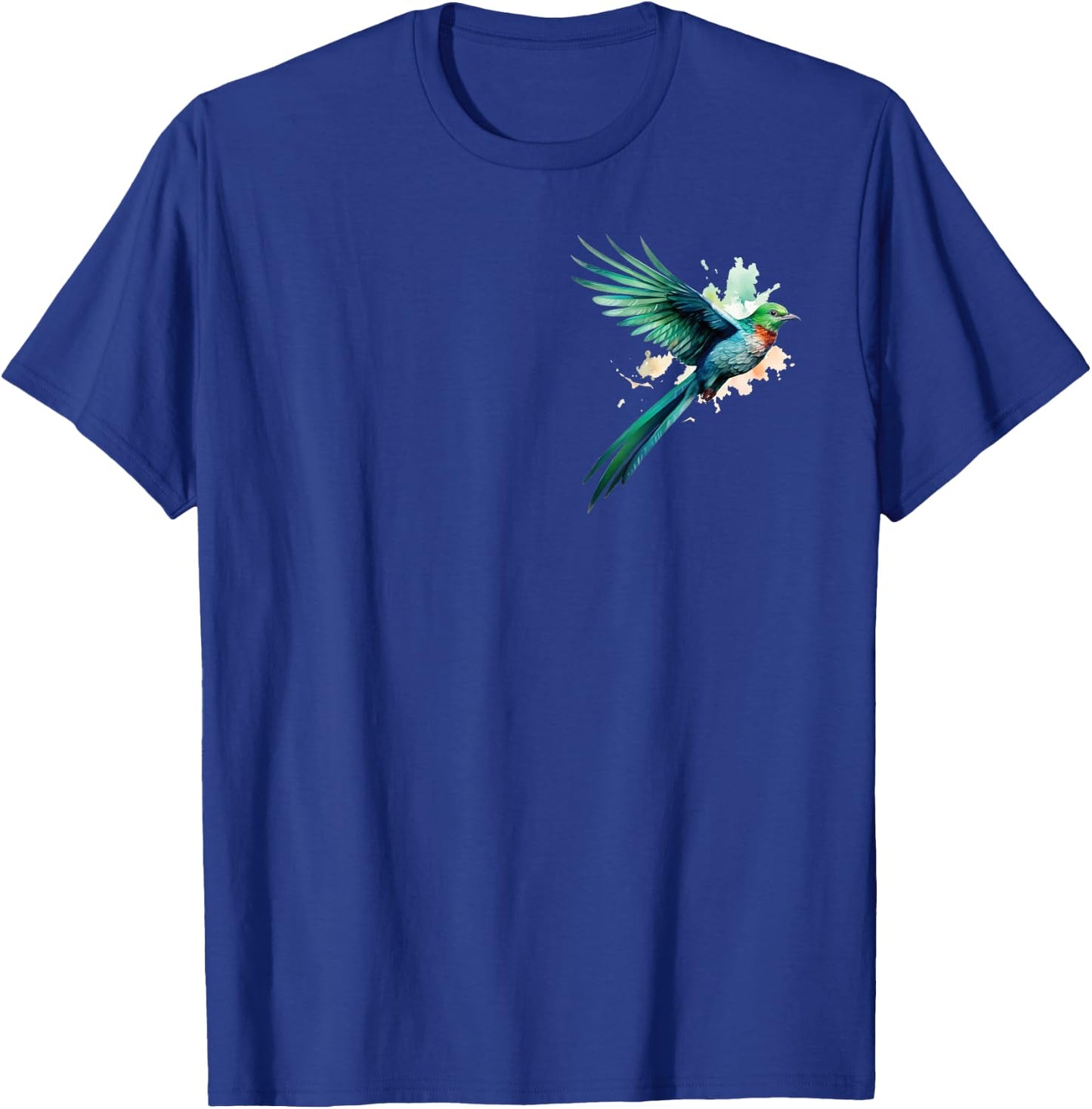 Quetzal Bird Comic Art Graphic Women Children T-Shirt - T-Shirt | Royal