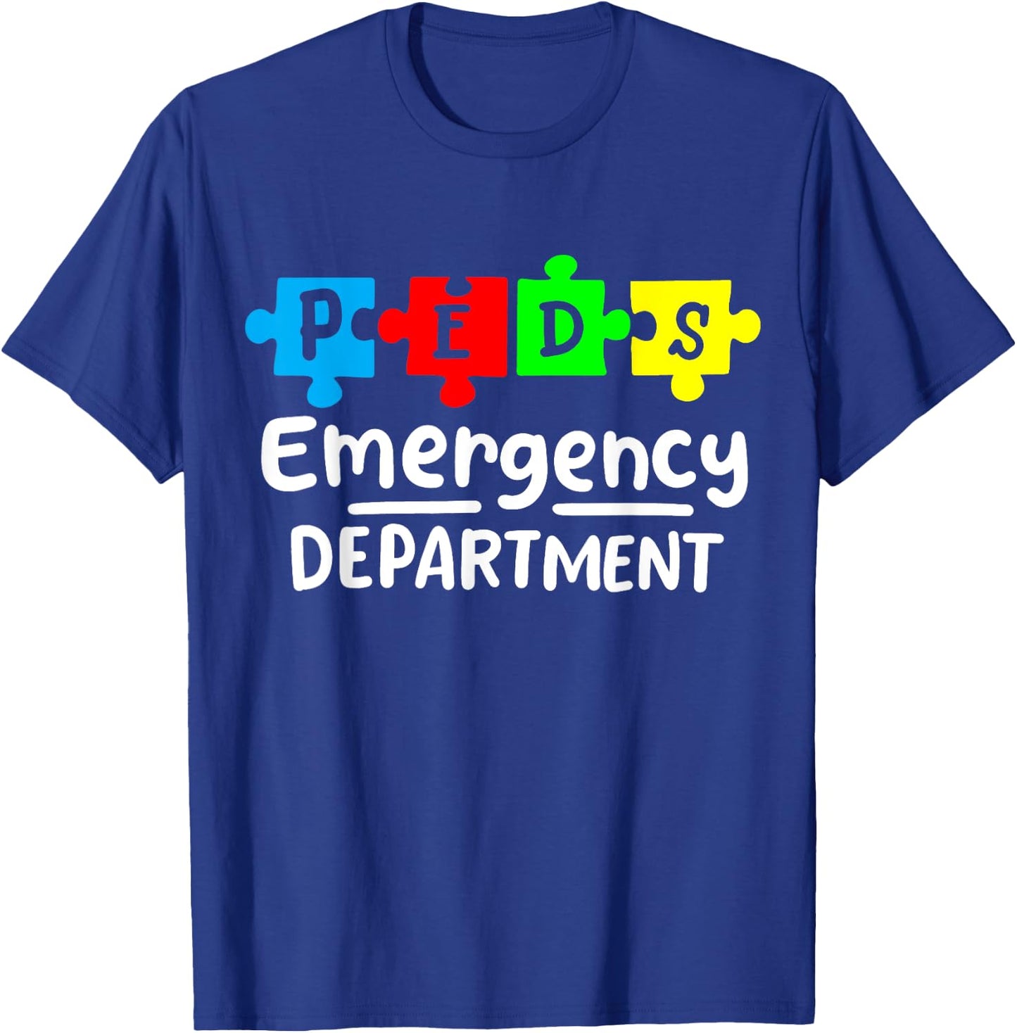 Pediatric Nurse Pediatrics Emergency Department T-Shirt - T-Shirt | Royal
