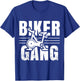 Funny Biker Gang Spin Saying Gym Workout Spinning Class Gift T-Shirt - T-Shirt | Royal