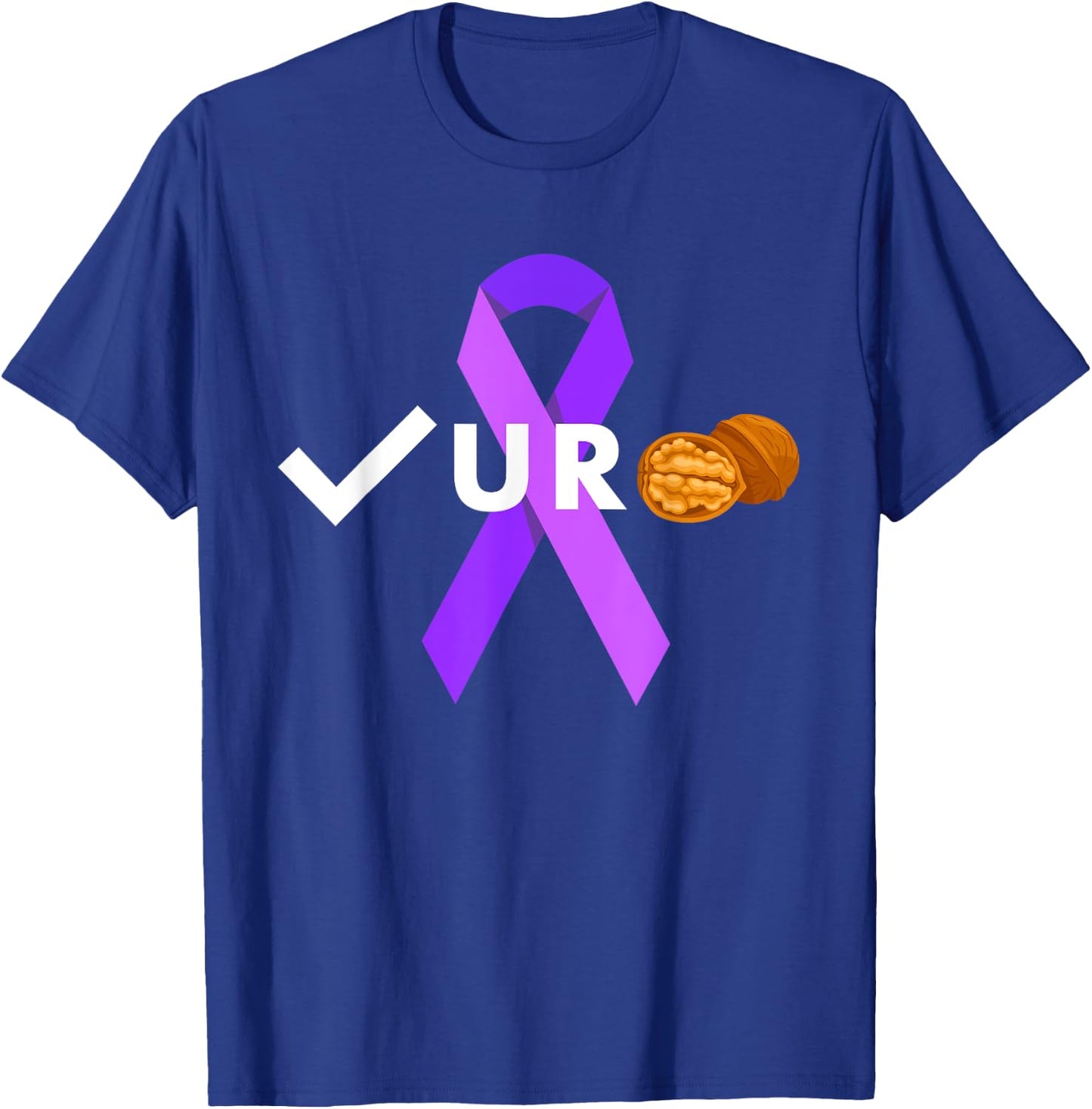 Check your Nuts Check your Balls Testicular Cancer Awareness T-Shirt - T-Shirt | Royal