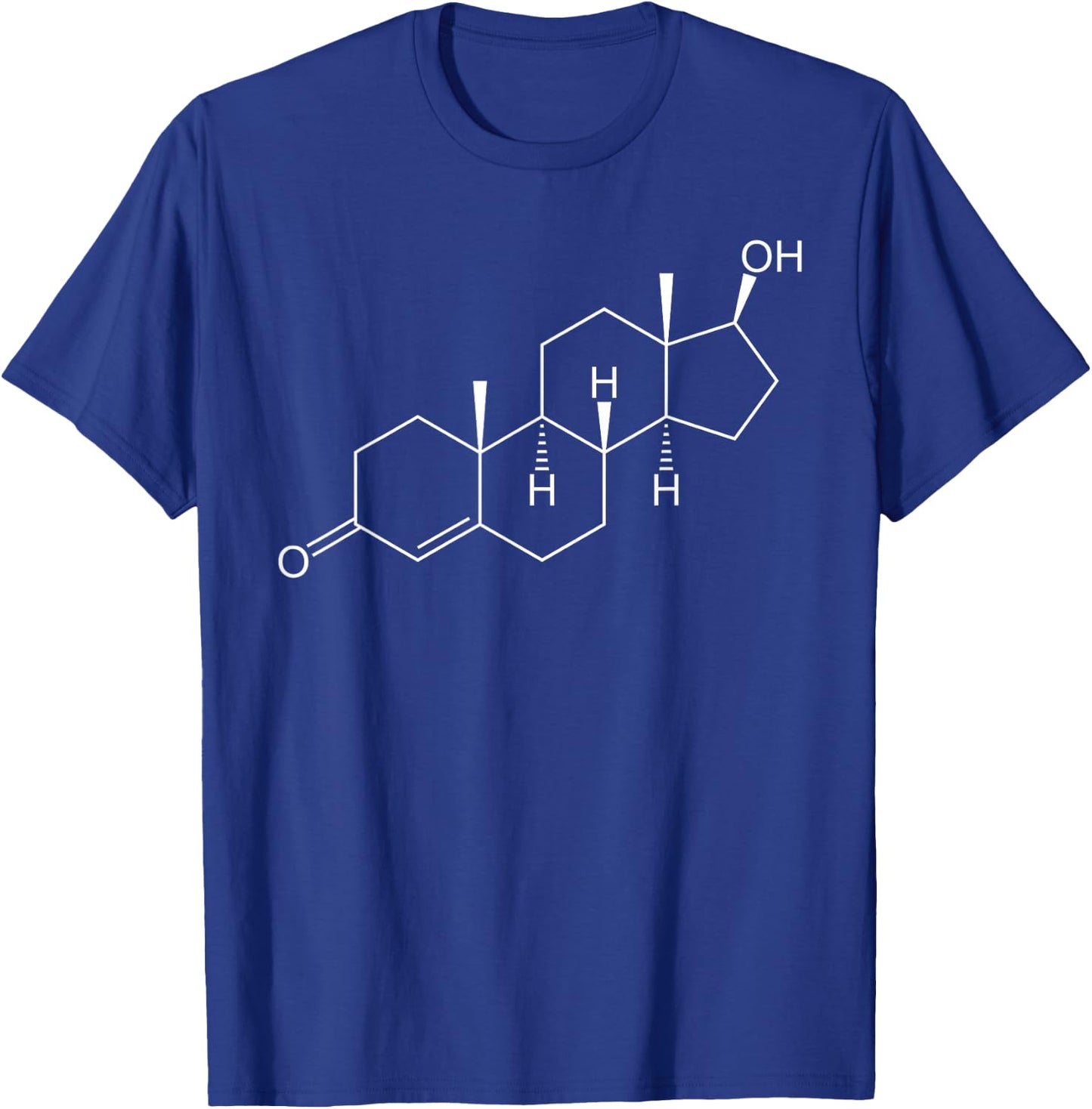 Testosterone Molecule T-Shirt - T-Shirt | Royal