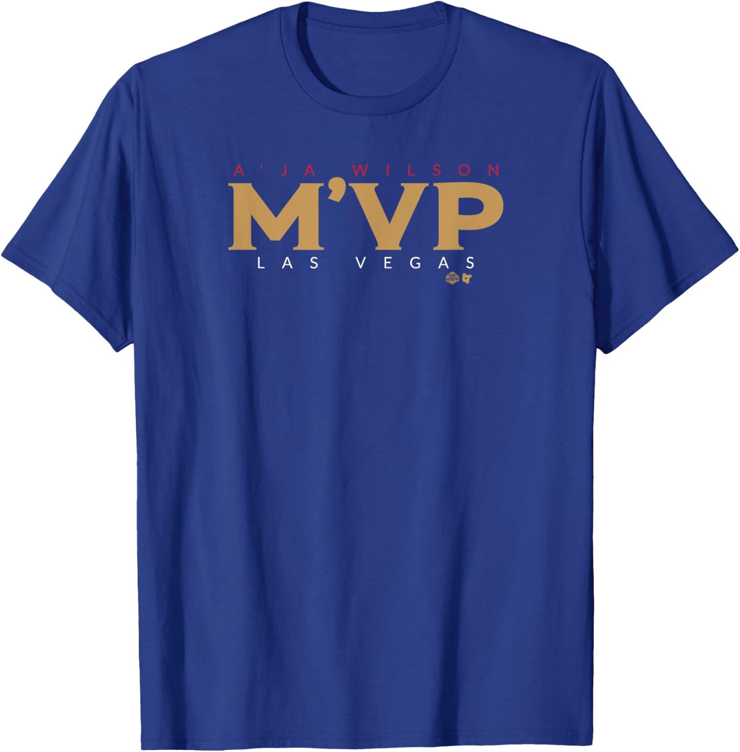 A'ja Wilson MVP - Las Vegas Basketball T-Shirt - T-Shirt | Royal