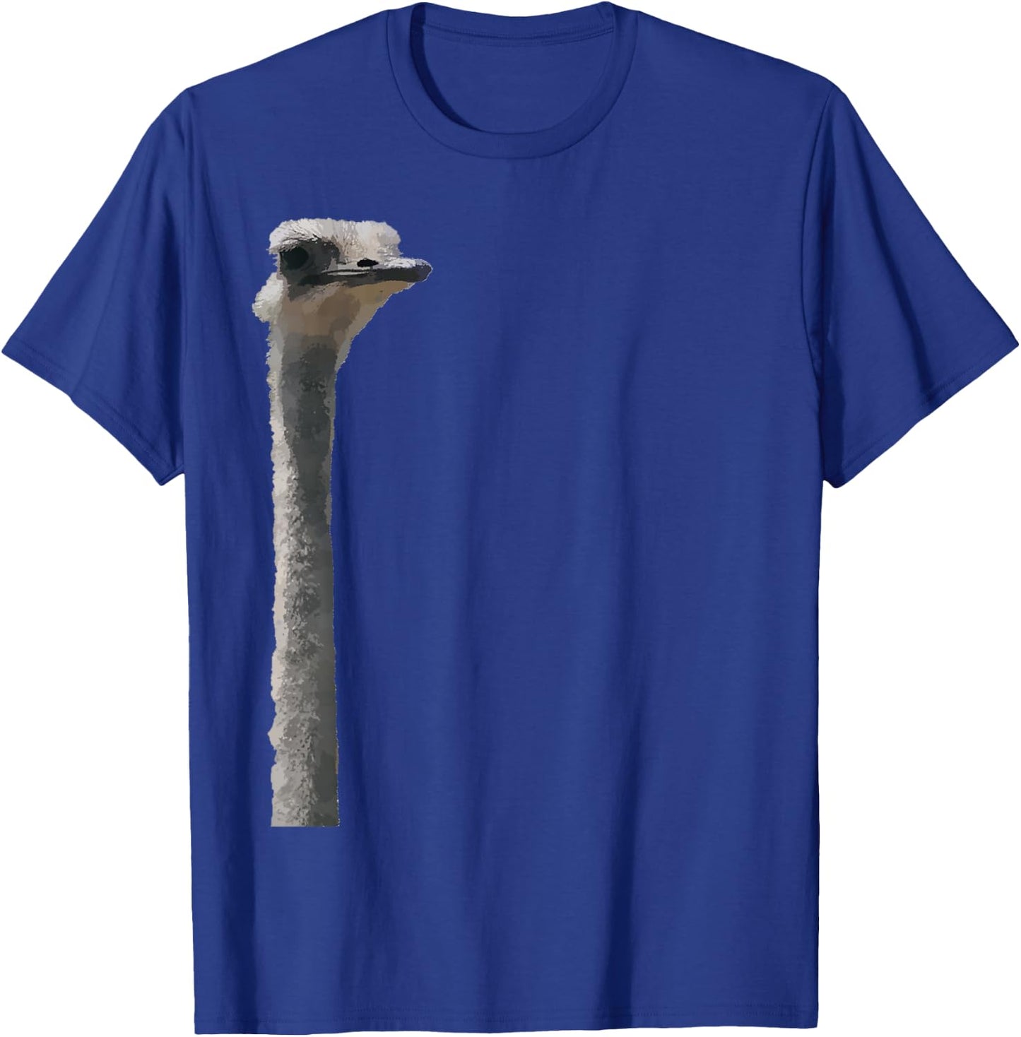 Mister Big Neck Ostrich T-Shirt - T-Shirt | Royal