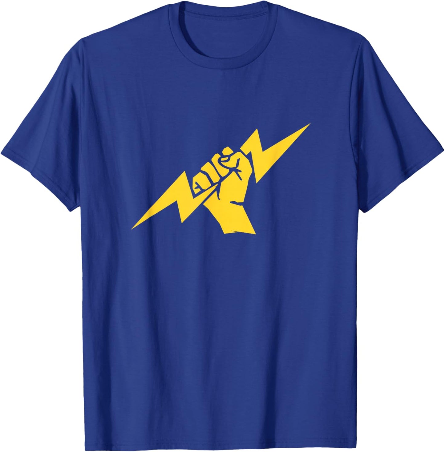 Electrician Hand Lightning T-Shirt - T-Shirt | Royal