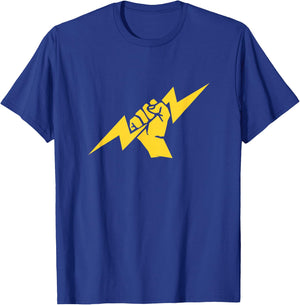 Electrician Hand Lightning T-Shirt - T-Shirt | Royal