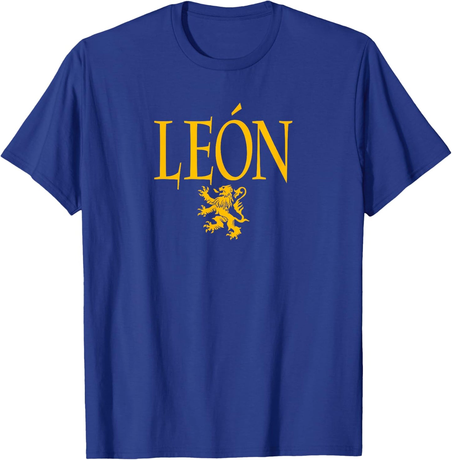 Leon Mexico Lion Amber Print T-Shirt - T-Shirt | Royal