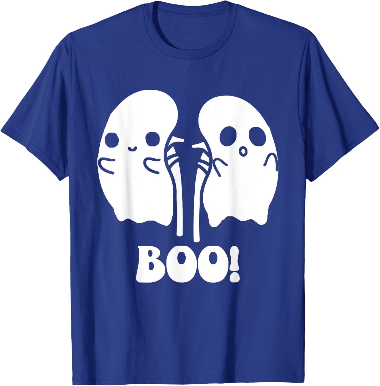 Funny Boo Ghost Kidney Dialysis Nurse Halloween Costume T-Shirt - T-Shirt | Royal