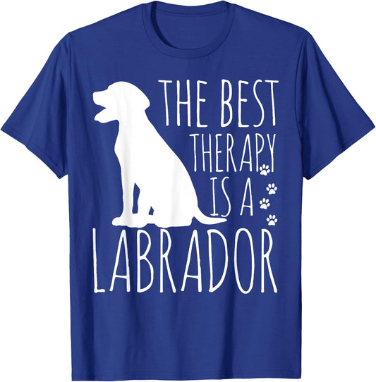 Labrador Retrievers Are The Best Therapy T-Shirt - T-Shirt | Royal