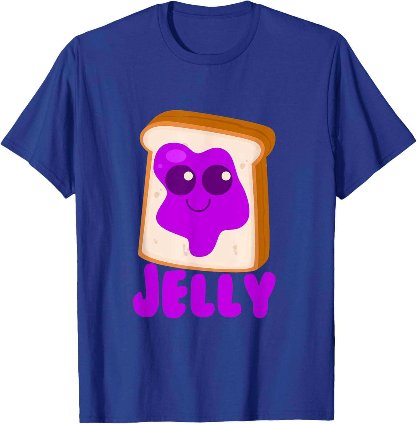 Jelly Matching Halloween Costume Set DIY Peanut Butter T-Shirt - T-Shirt | Royal