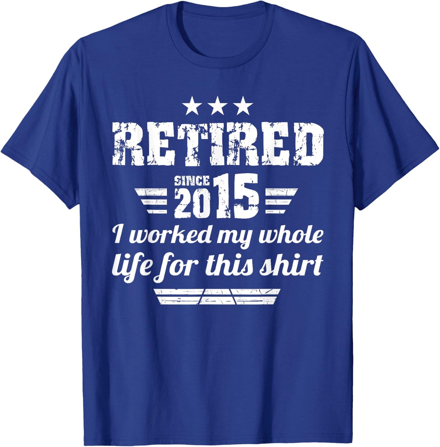 Retirement Class Of 2015 T-Shirt - T-Shirt | Royal