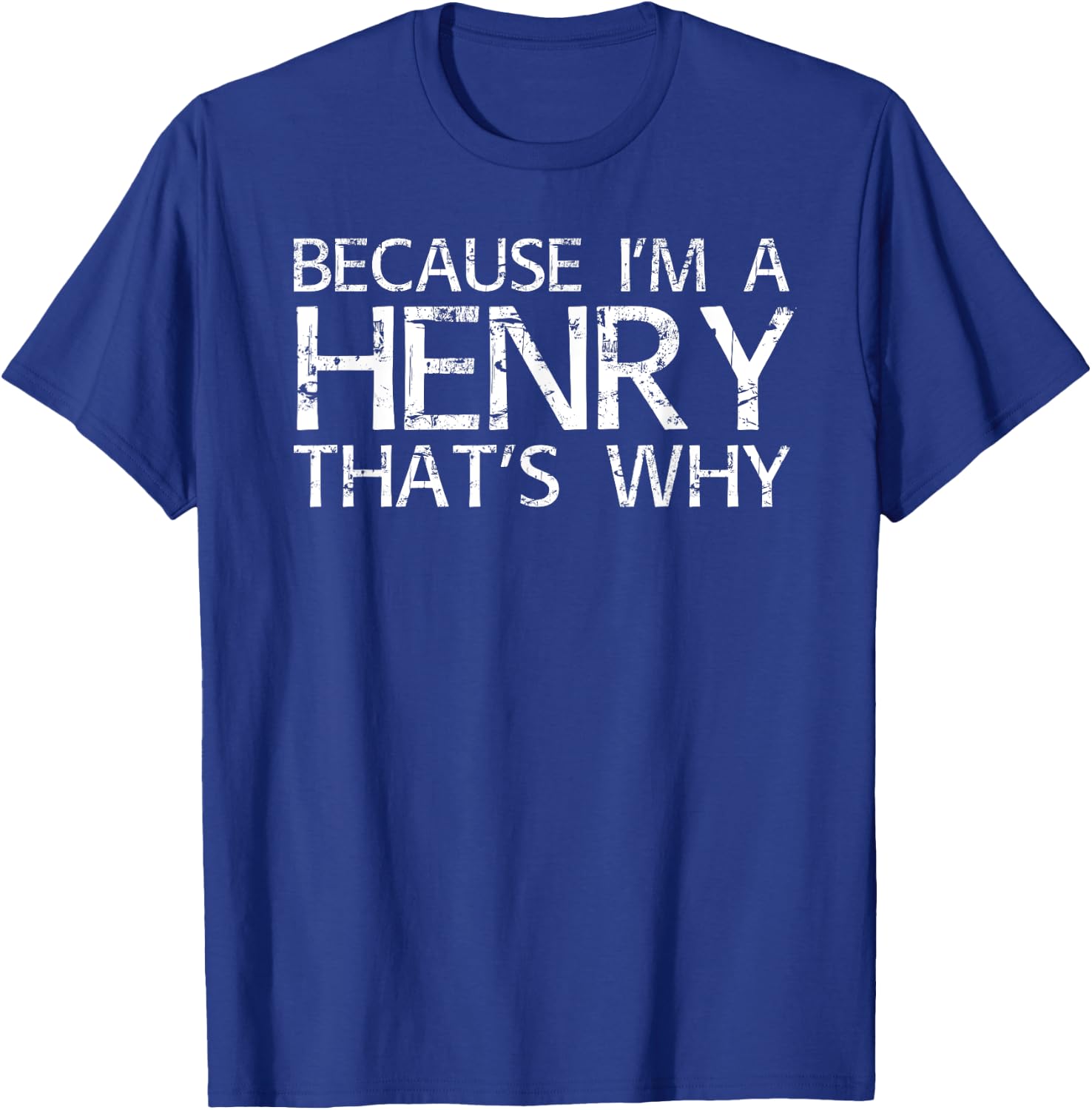 HENRY Gift Funny Surname Family Tree Birthday Reunion Idea T-Shirt - T-Shirt | Royal