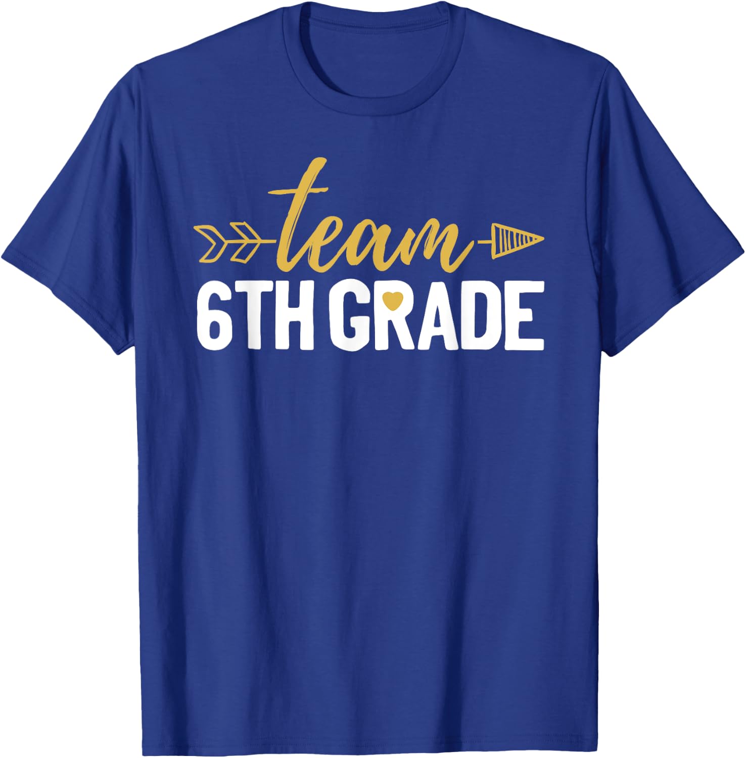 Team 6th Grade Hello Sixth Grade Crew Squad Teacher Kids T-Shirt - T-Shirt | Royal