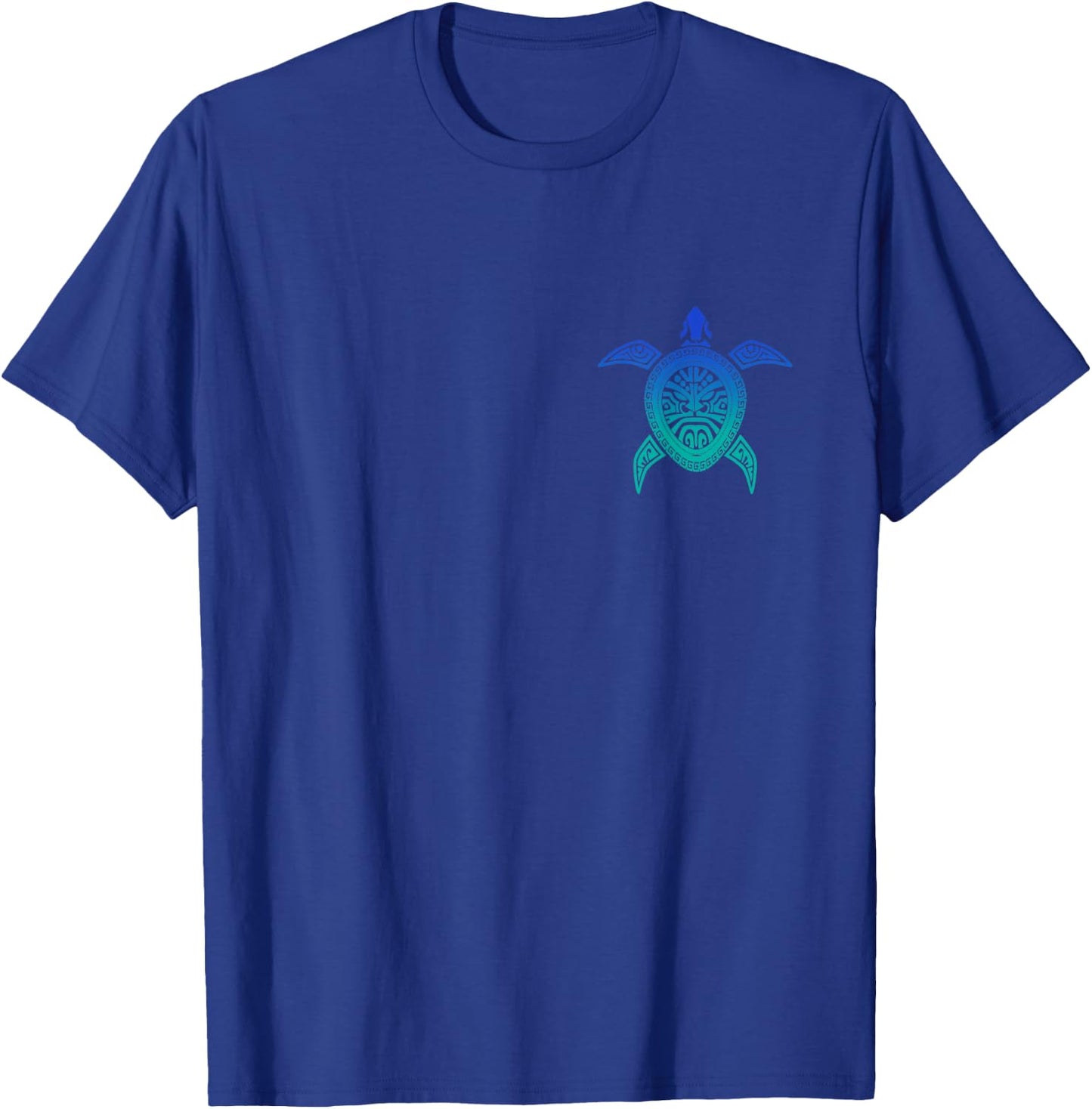 Turtle Maori Tribal Hawaii Sea Ocean Animal Diving T-Shirt - T-Shirt | Royal