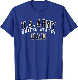 Military Army United States Dad Green Officially Licensed T-Shirt - T-Shirt | Royal