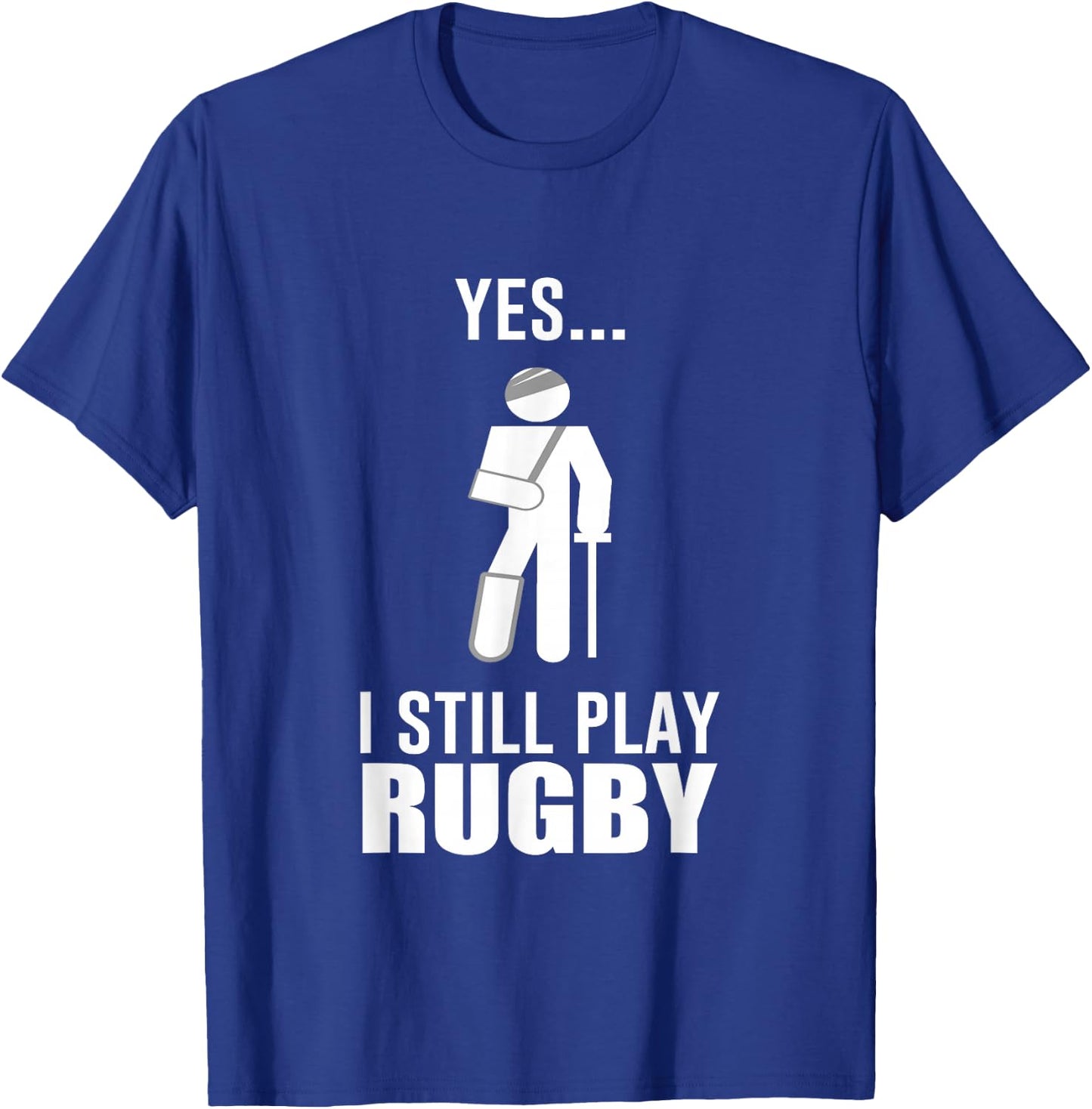 Funny Rugby Definition Team I Still Play Rugby Player T-Shirt - T-Shirt | Royal