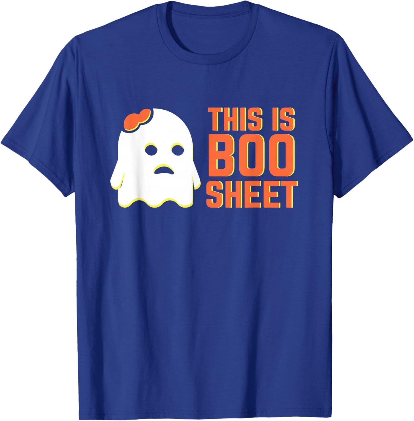 Funny Halloween Ghost This Is Boo Sheet T-Shirt - T-Shirt | Royal