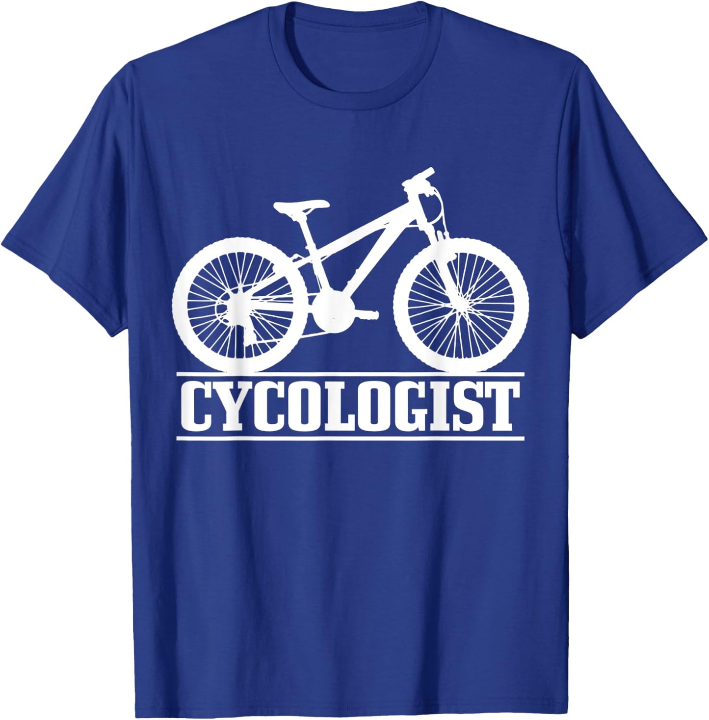 Cycologist Mountain Bike MTB Downhill Cycling Funny Gift T-Shirt - T-Shirt | Royal