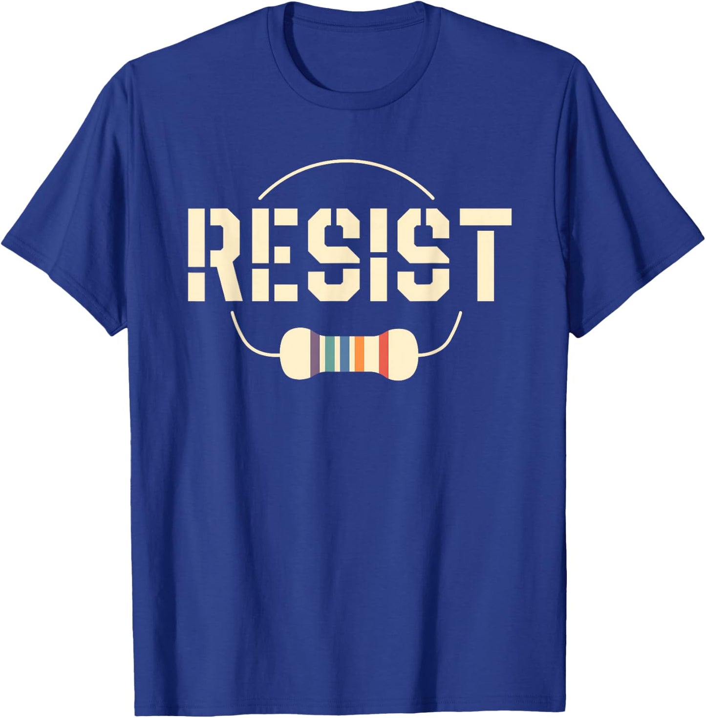 Gift Electrical Engineer Graduate Men Resist Circuit T-Shirt - T-Shirt | Royal