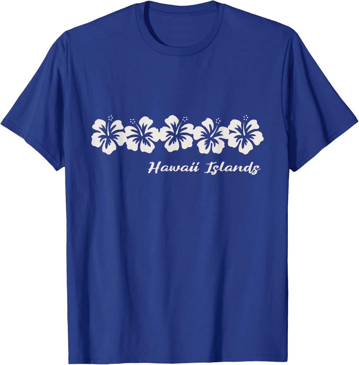 Hilo Hawaiian Hibiscus Flowers Hawaiian Islands flowers T-Shirt - T-Shirt | Royal