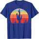 Vintage Retro Saguaro Cactus Sunset Opuntia Cactaceae T-Shirt - T-Shirt | Royal