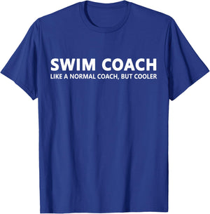Funny Swim Coach Definition Swimming Coach T-Shirt - T-Shirt | Royal