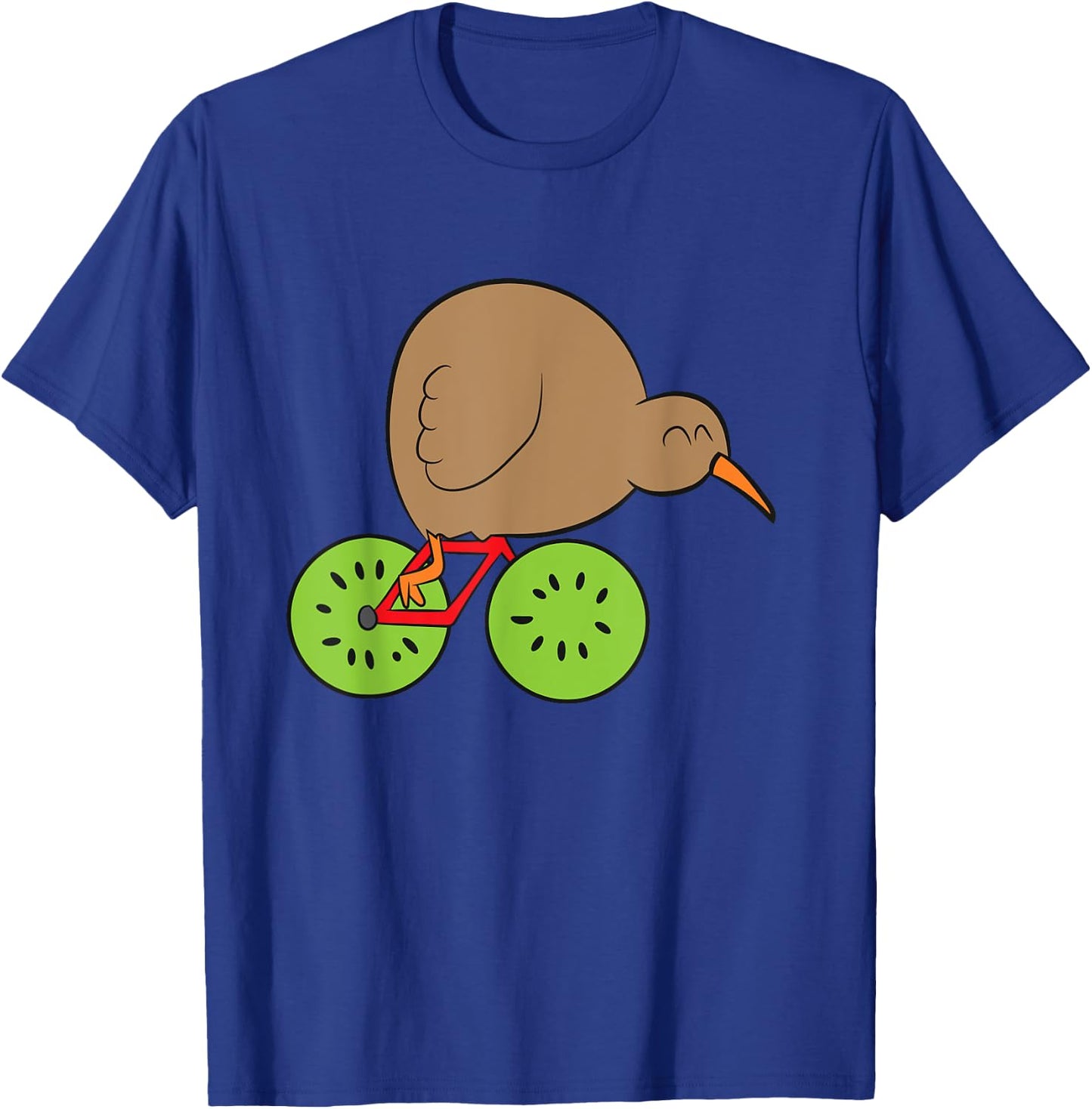 Kiwi Bird New Zealand Kiwi Bird and Kiwi Fruit Kiwi T-Shirt - T-Shirt | Royal