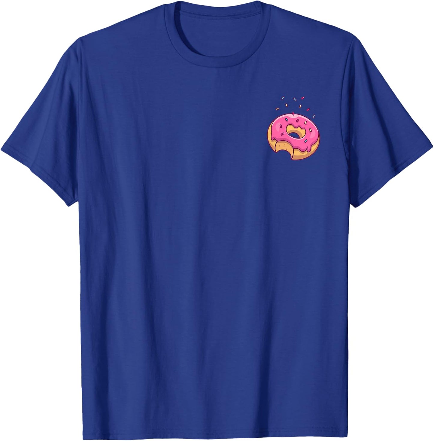 Pink Sprinkle Donut Pocket Doughnut Lovers T-Shirt - T-Shirt | Royal