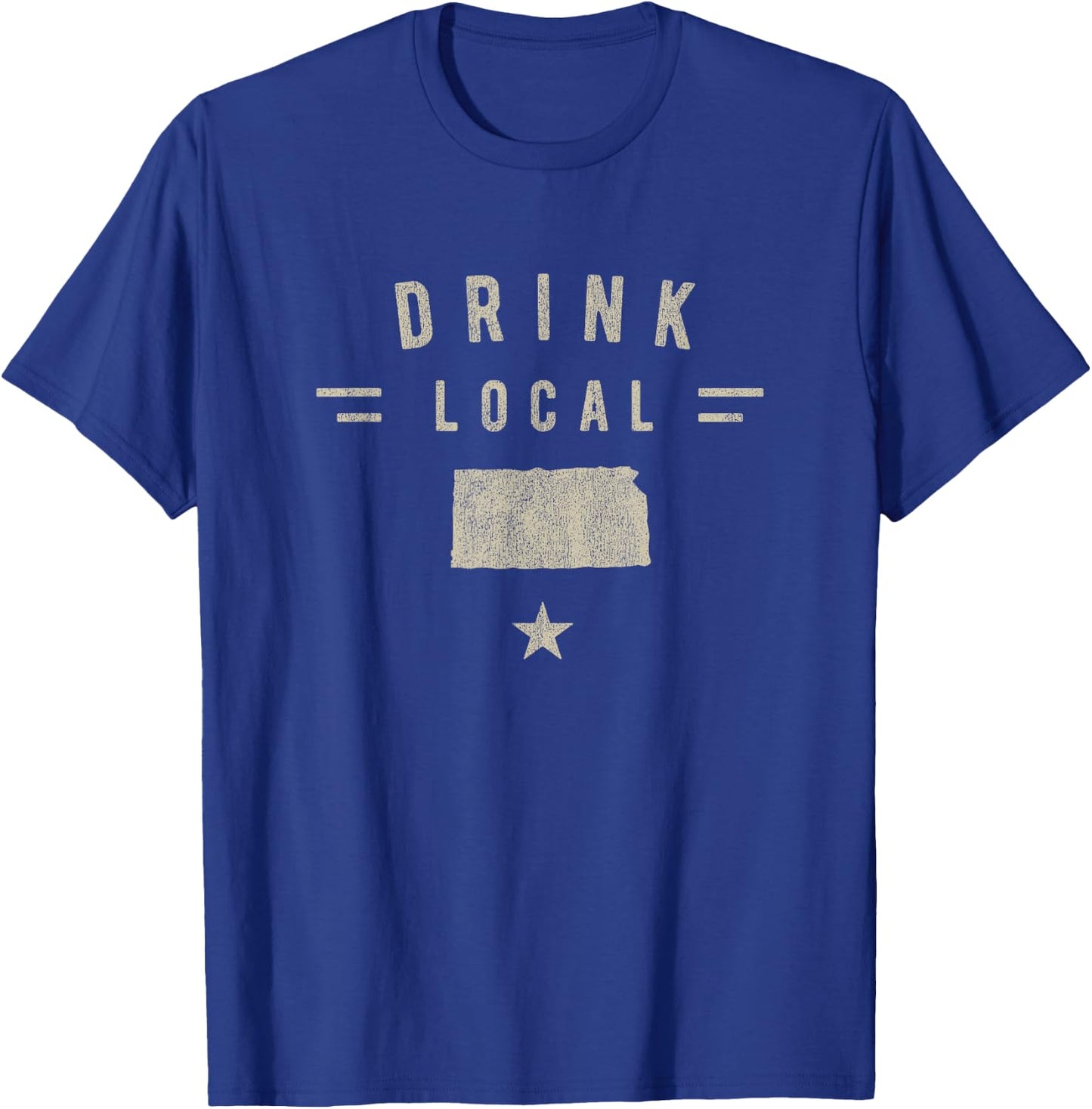 Drink Local Kansas Craft Beer Lover's T-Shirt - T-Shirt | Royal