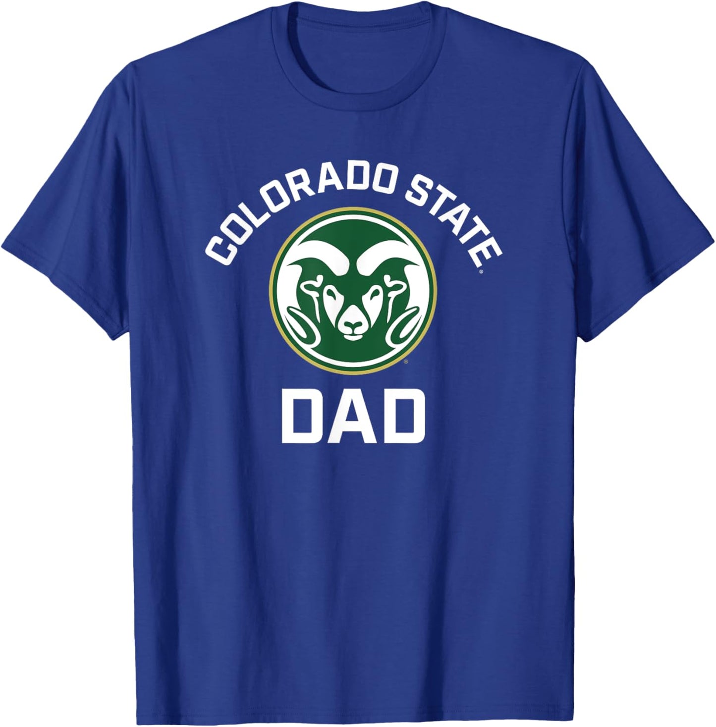 Colorado State University Rams Arched Dad T-Shirt - T-Shirt | Royal
