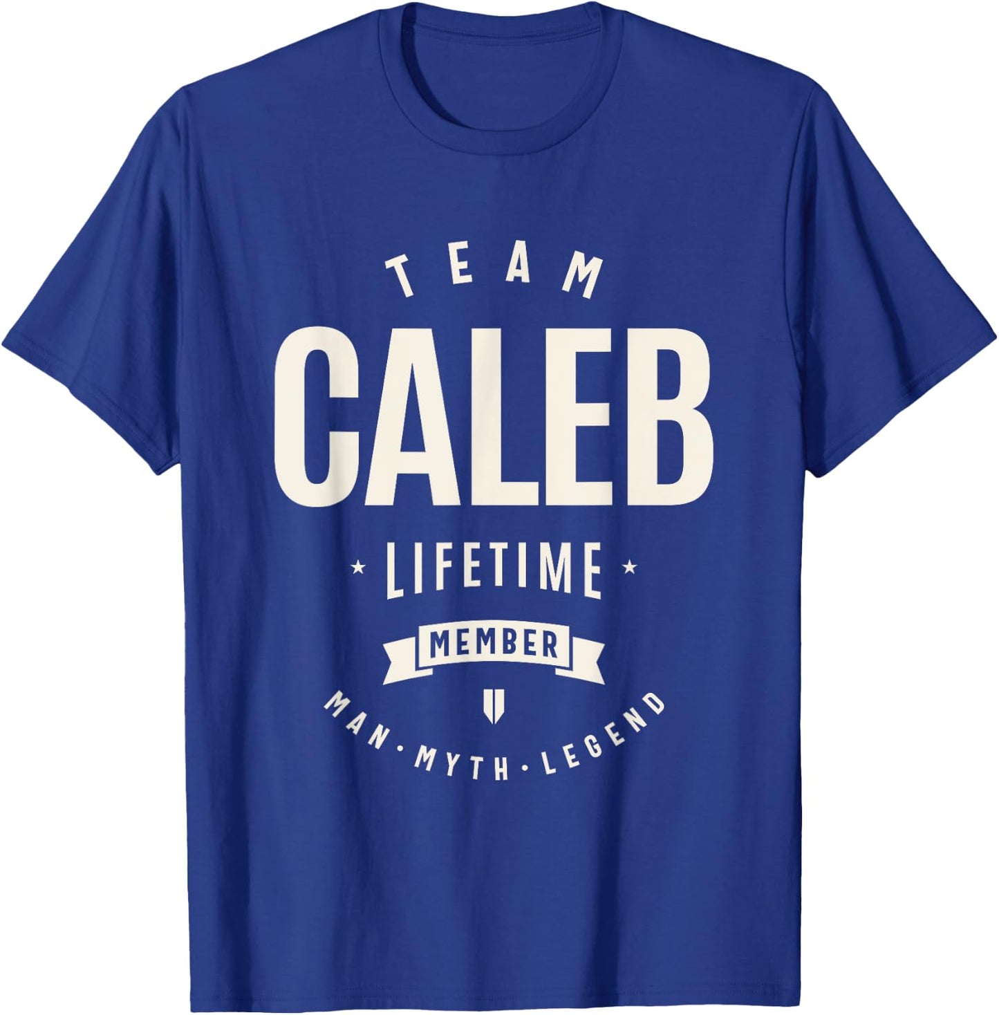Team Caleb Lifetime Member Funny Name Caleb T-Shirt - T-Shirt | Royal