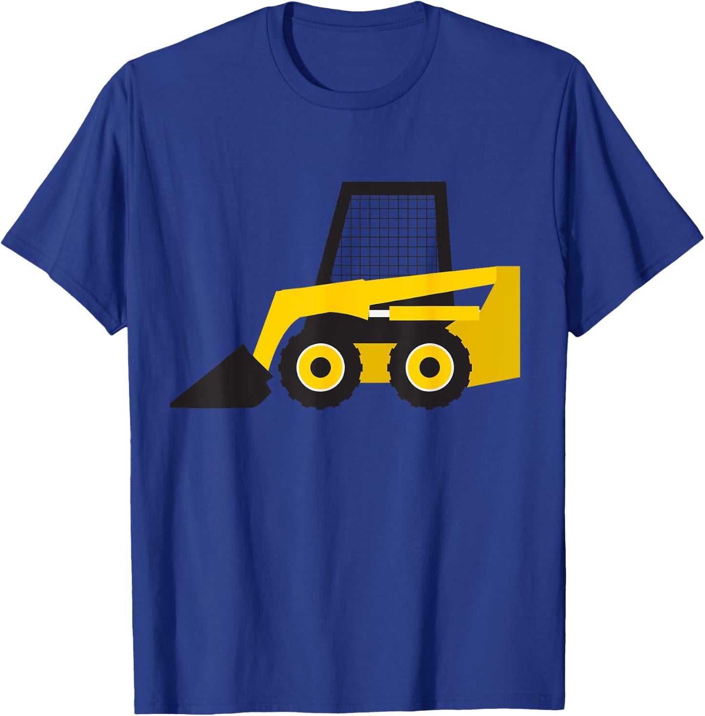 Little Worker Construction Skid Steer Loader Tractor T-Shirt - T-Shirt | Royal