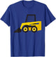 Little Worker Construction Skid Steer Loader Tractor T-Shirt - T-Shirt | Royal