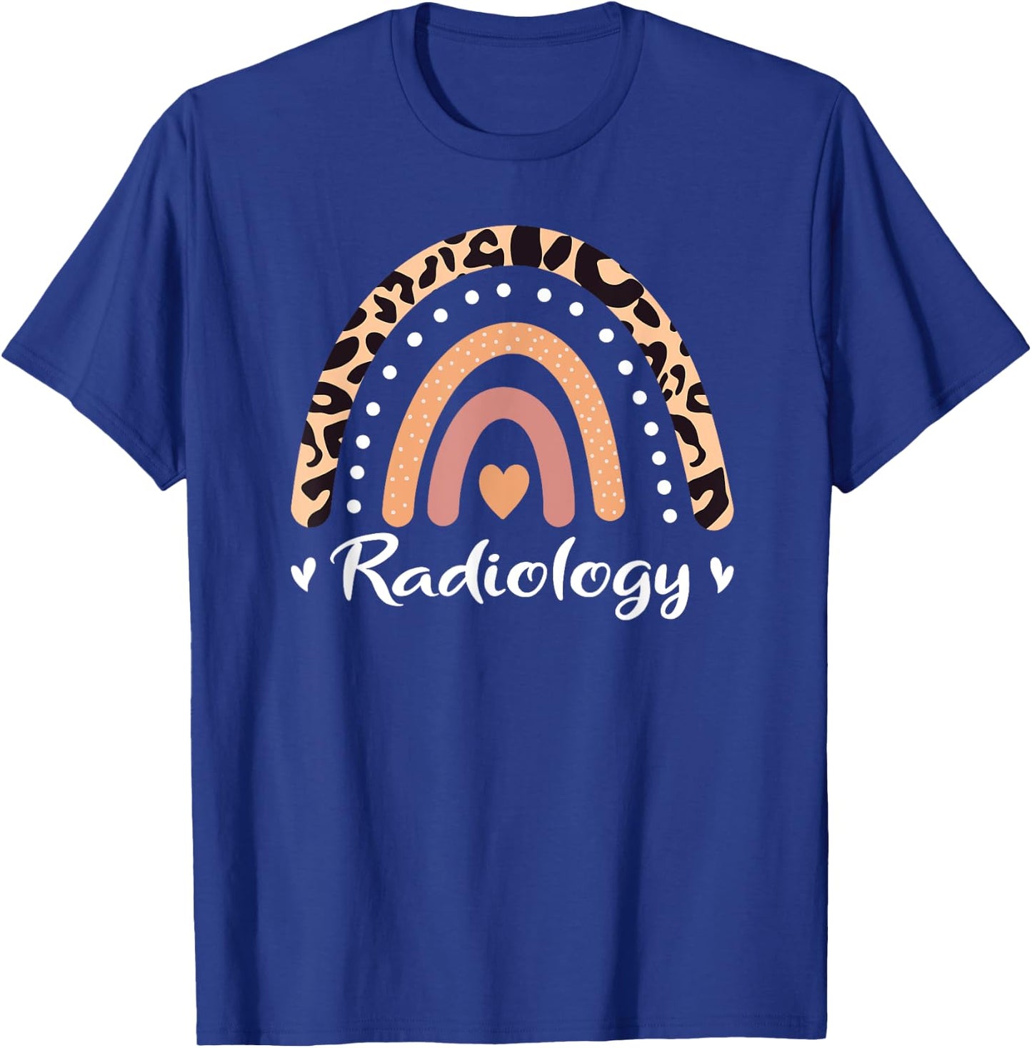 Radiology X-Ray Tech Leopard Rainbow T-Shirt - T-Shirt | Royal