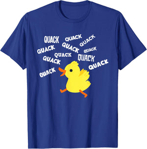 Quack Quack Quack Ducks Owner Farmer Funny Duck T-Shirt - T-Shirt | Royal