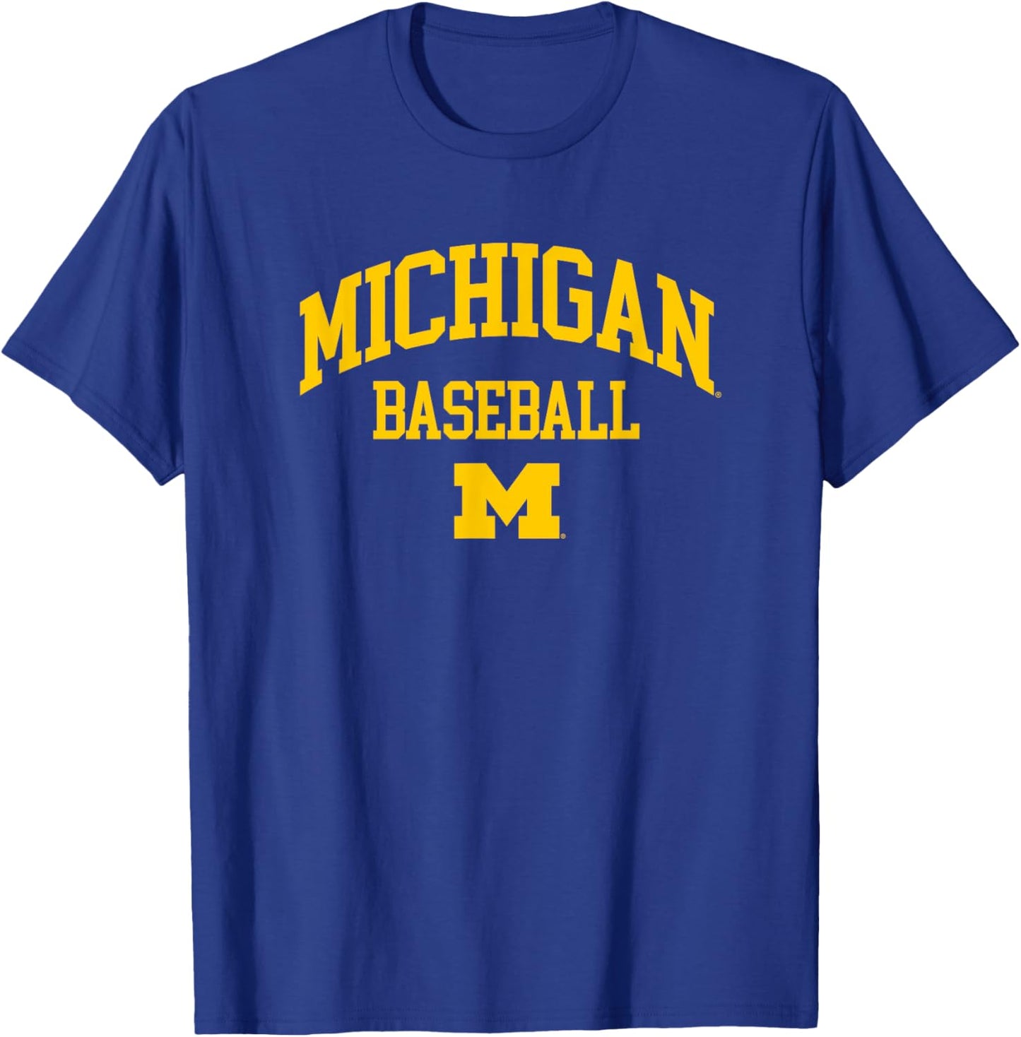 University of Michigan Wolverines U of M Baseball T-Shirt - T-Shirt | Royal