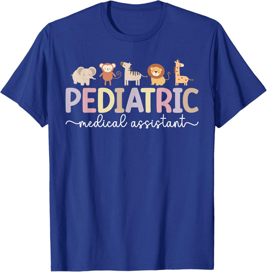 Peds Medical Assistant Pediatric Medical Assistant T-Shirt - T-Shirt | Royal