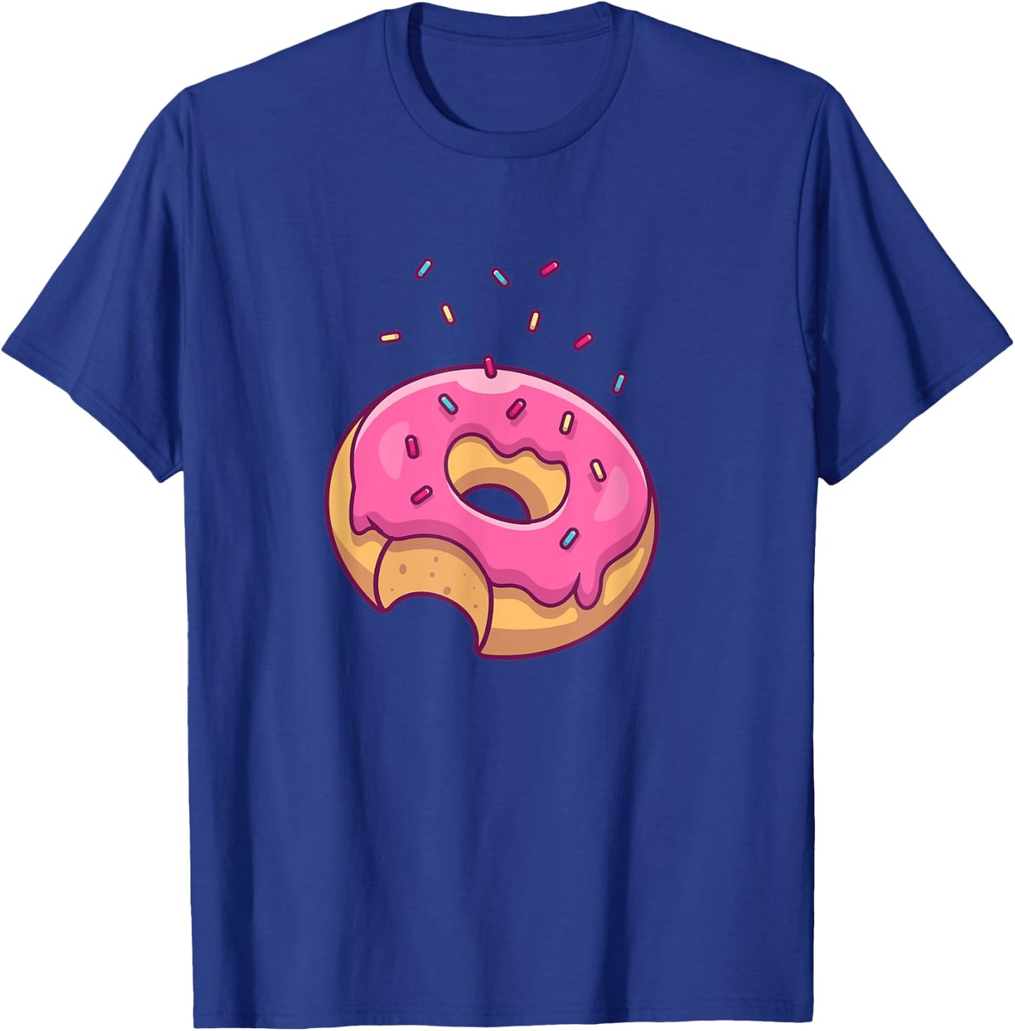 Big Pink Sprinkle Donut Doughnut Lovers T-Shirt - T-Shirt | Royal