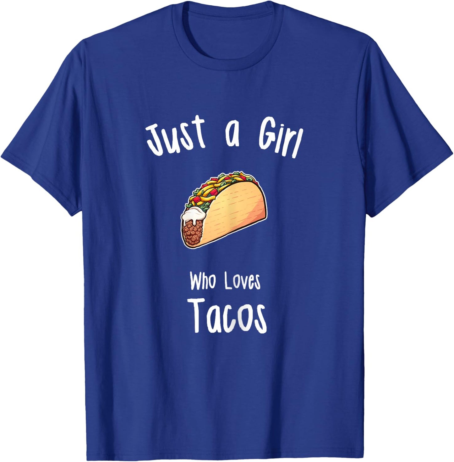 Girls Taco Shirt | Girls Taco T-Shirt - T-Shirt | Royal