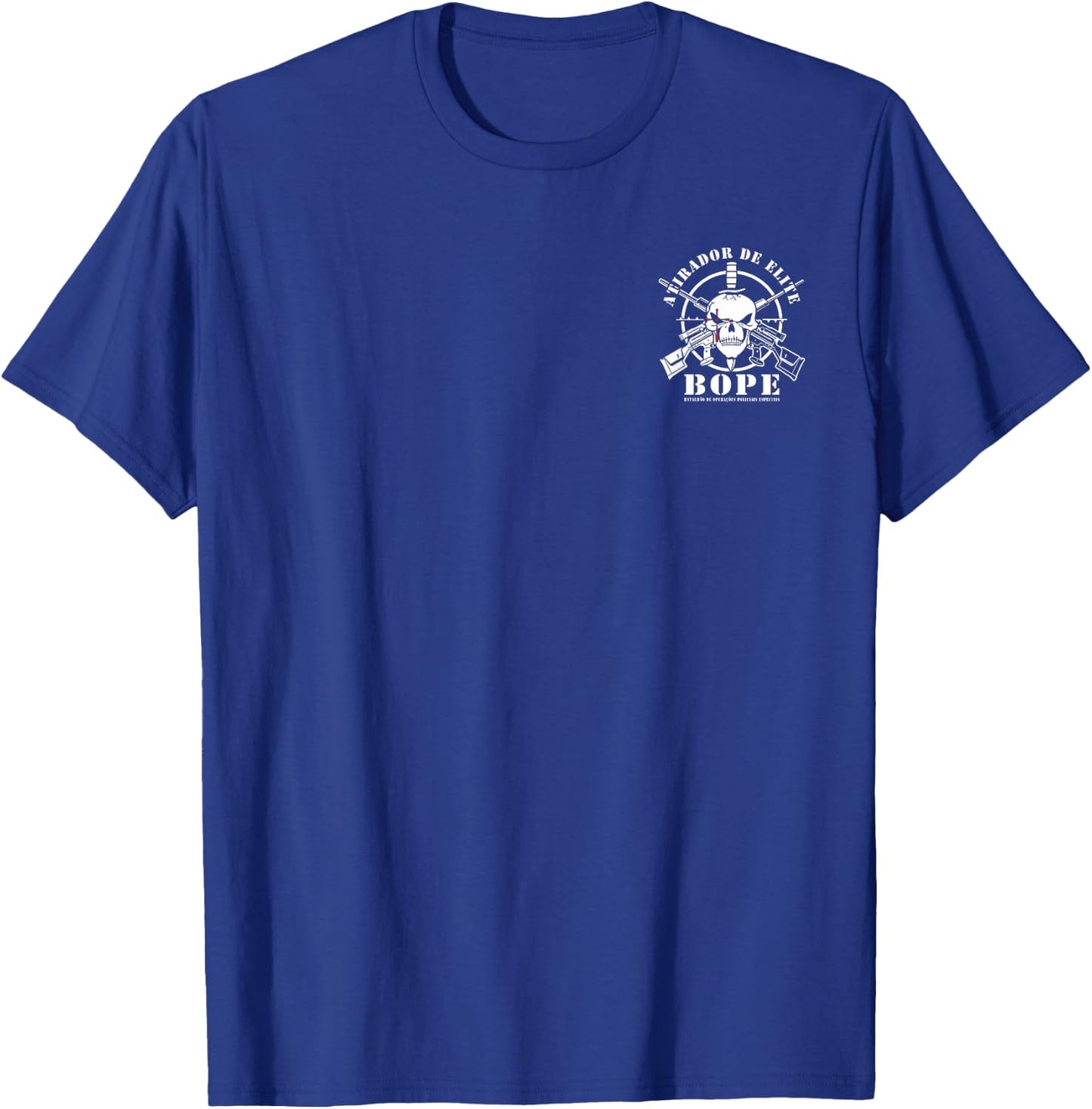 BOPE Sniper Team Atirador De Elite Brazil Military Police T-Shirt - T-Shirt | Royal
