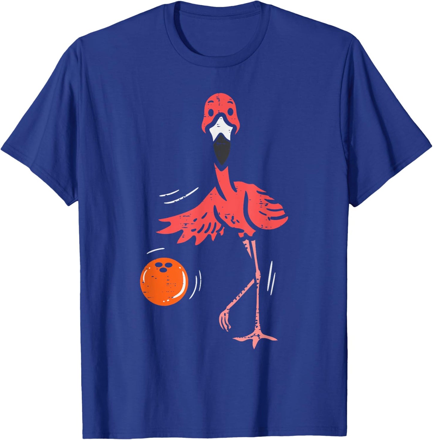 Bowling Flamingo Bowling Player Boys Girls Kid Toddler Youth T-Shirt - T-Shirt | Royal