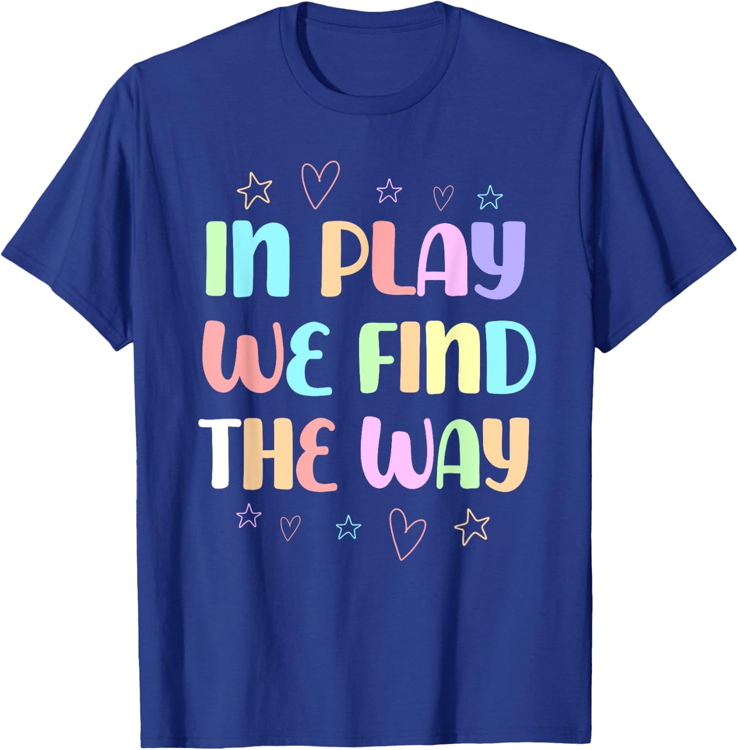 Funny Play Therapist Quote Child Behavioral Therapy T-Shirt - T-Shirt | Royal