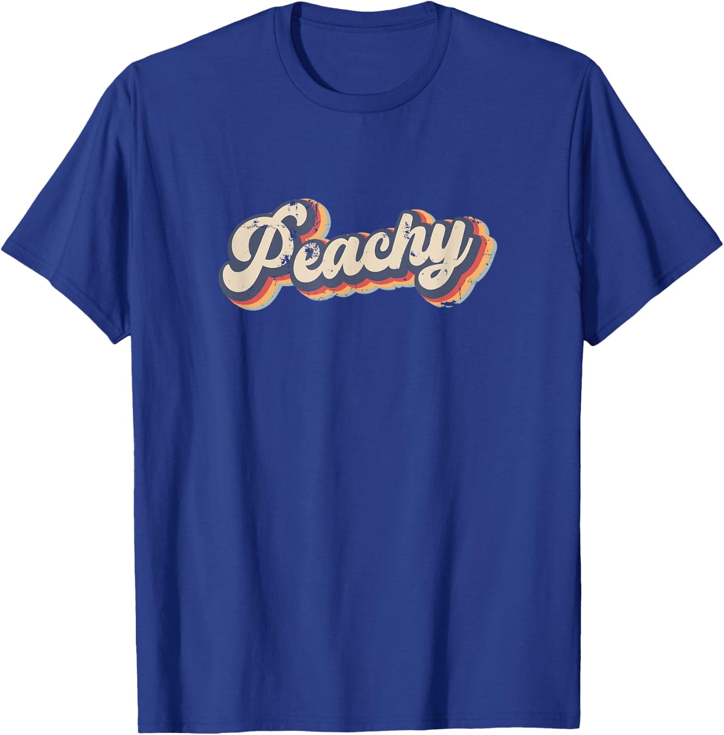 Peachy Vintage Rainbow T-Shirt - T-Shirt | Royal