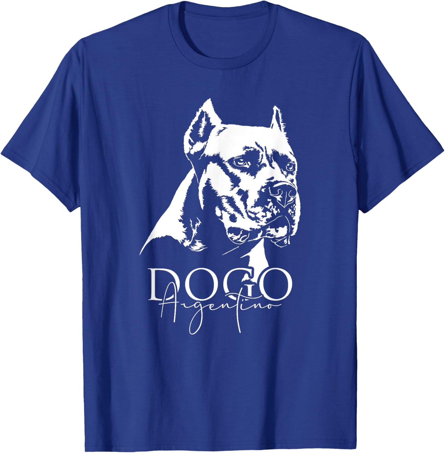 Funny Proud Dogo Argentino dog portrait gift present dog T-Shirt - T-Shirt | Royal