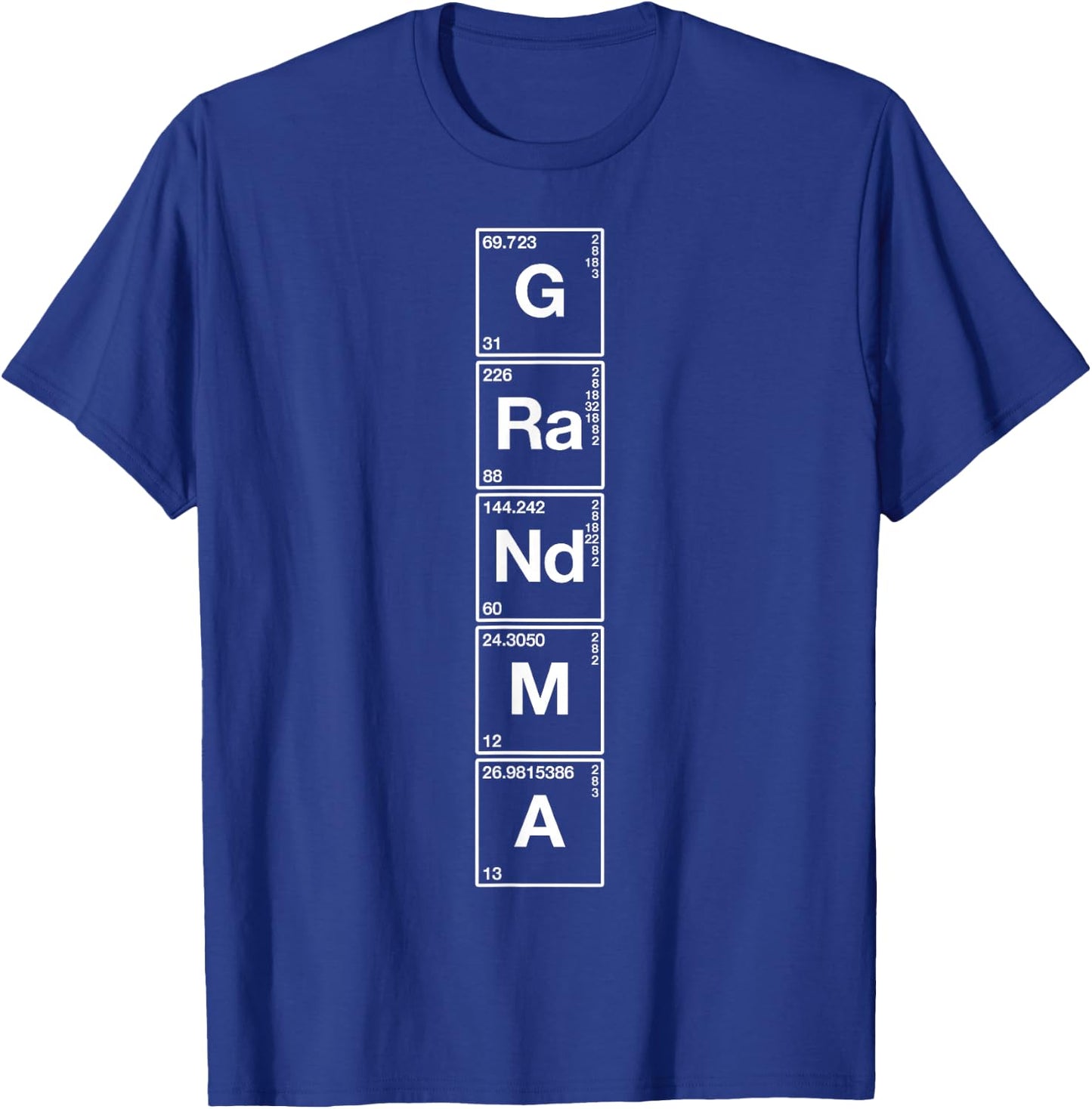 Grandma - Cute Grandparents Gift Funny Vintage Science Mom T-Shirt - T-Shirt | Royal