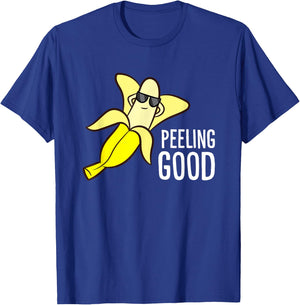 Banana Peeling Good Banana With Sunglasses Love Bananas T-Shirt - T-Shirt | Royal