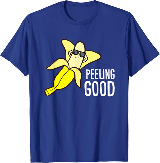 Banana Peeling Good Banana With Sunglasses Love Bananas T-Shirt - T-Shirt | Royal