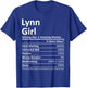 LYNN GIRL MA MASSACHUSETTS Funny City Home Roots USA Gift T-Shirt - T-Shirt | Royal